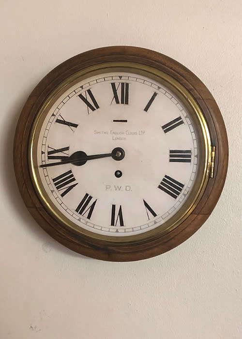 ANTIQUE SMITHS STATION CLOCK ASTRAL 1946