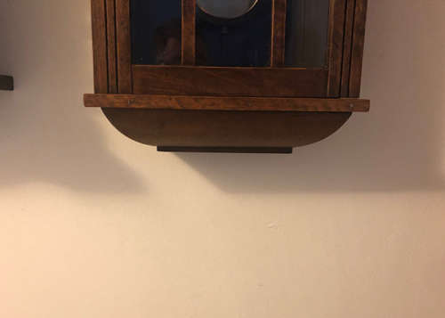ANTIQUE GUSTAV BECKER WALL CLOCK CIRCA 1900 WORKING