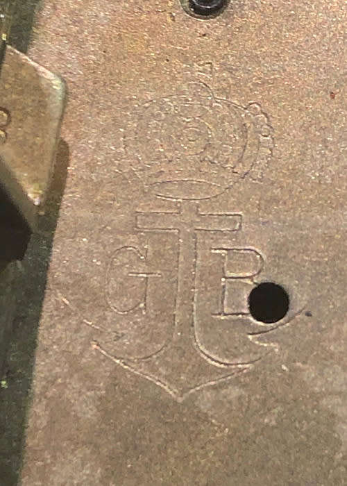 ANTIQUE GUSTAV BECKER WALL CLOCK CIRCA 1900 WORKING