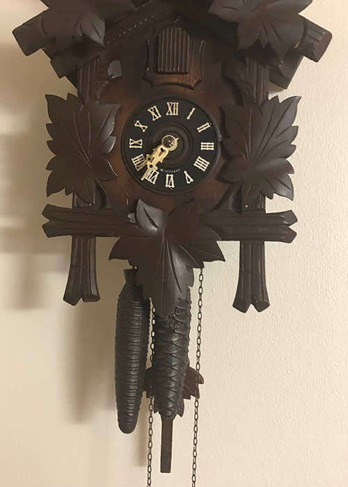 CUCKOO CLOCK FROM THE BLACK FOREST, WORKING