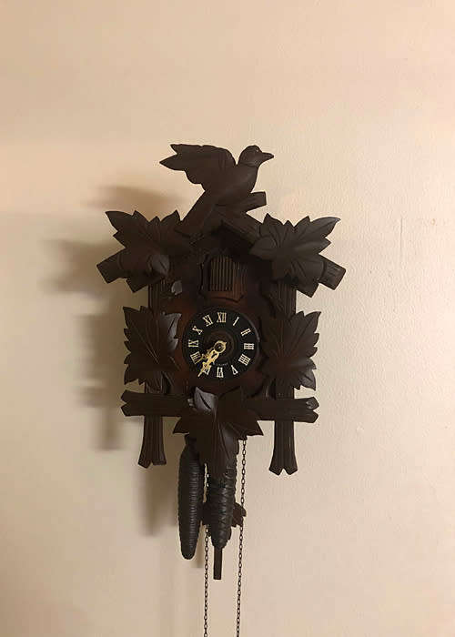 CUCKOO CLOCK FROM THE BLACK FOREST, WORKING