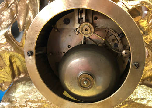 ANTIQUE JAPY FRERES MANTEL CLOCK. MEDAILLE D`HONNEUR, C 1855