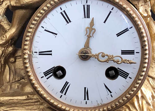 ANTIQUE JAPY FRERES MANTEL CLOCK. MEDAILLE D`HONNEUR, C 1855