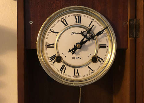 VINTAGE BLESSING WALL CLOCK 30 DAYS WINDING, GERMAN MADE