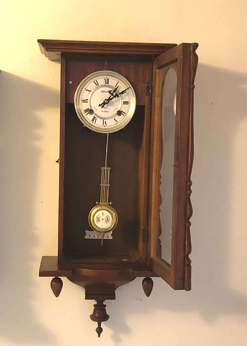 VINTAGE BLESSING WALL CLOCK 30 DAYS WINDING, GERMAN MADE