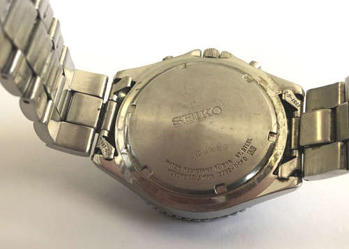 VINTAGE SEIKO CHRONOGRAPH PILOT WATCH, 100 M WATERPROOF QUARTZ