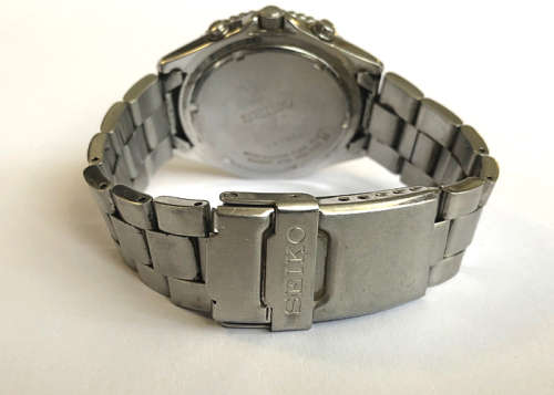 VINTAGE SEIKO CHRONOGRAPH PILOT WATCH, 100 M WATERPROOF QUARTZ