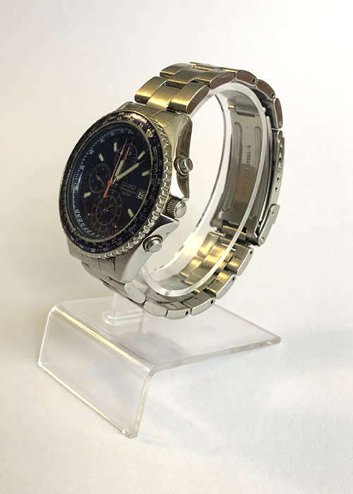 VINTAGE SEIKO CHRONOGRAPH PILOT WATCH, 100 M WATERPROOF QUARTZ