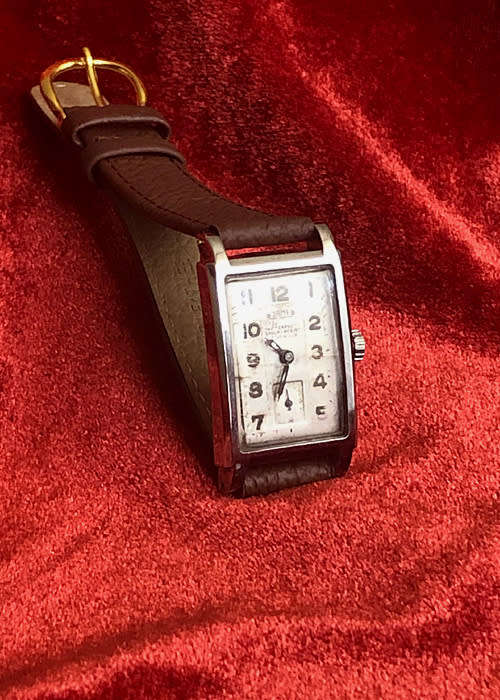 VINTAGE ROAMER TANK MEN'S WATCH CAL. MST 348 circa 1930, WORKING