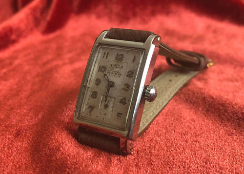 VINTAGE ROAMER TANK MEN'S WATCH CAL. MST 348 circa 1930, WORKING