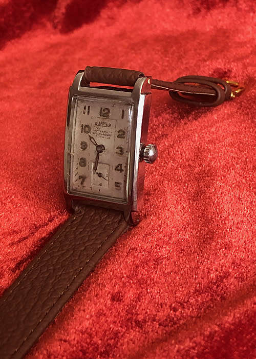 VINTAGE ROAMER TANK MEN'S WATCH CAL. MST 348 circa 1930, WORKING