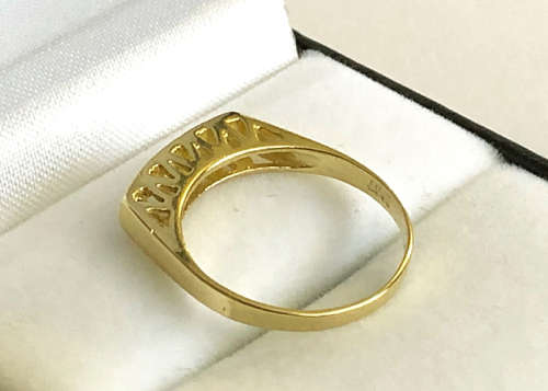 18 CT SOLID GOLD DIAMOND ETERNITY RING, 0.10 GENUINE DIAMONDS