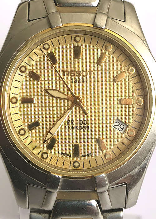 TISSOT 1853 VINTAGE MEN'S WATCH, PR 100, WATERPROOF