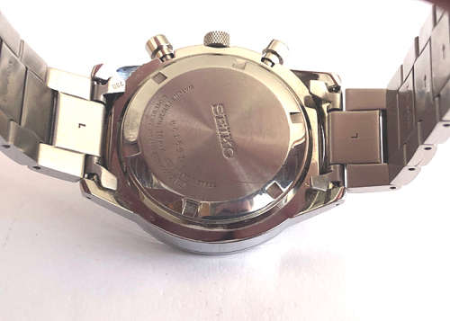 SEIKO CHRONOGRAPH MEN'S WATCH CAL. 8T67A 100 M WATERPROOF, LIKE NEW