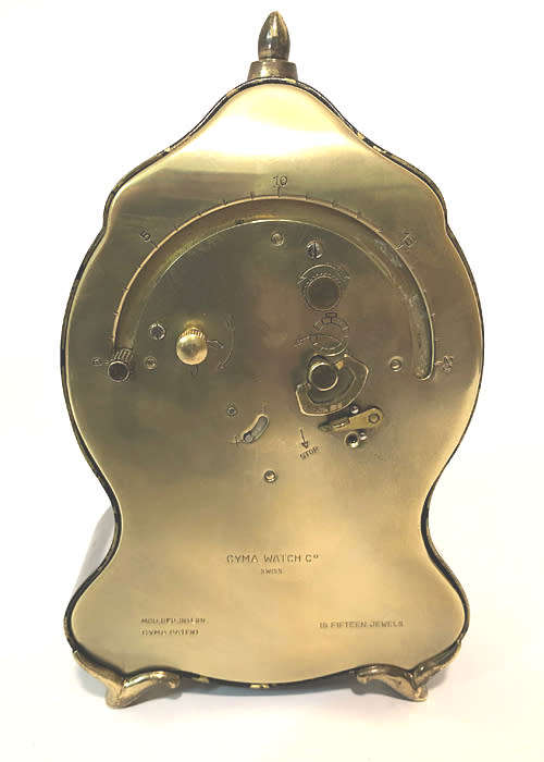 VINTAGE CYMA ALARM CLOCK 15 JEWELS MECHANICAL WINDING SWISS MADE CIRCA 1940