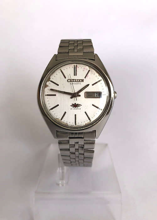 VINTAGE CITIZEN AUTOMATIC WINDING MEN`S WATCH, DAY DATE IN GOOD WORKING CONDITIONS
