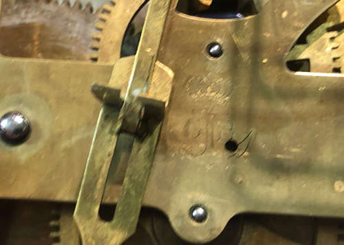 ANTIQUE GUSTAV BECKER WALL CLOCK 1914, VERY GOOD CONDITIONS