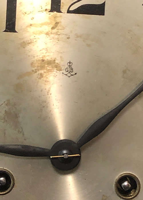 ANTIQUE GUSTAV BECKER WALL CLOCK 1914, VERY GOOD CONDITIONS