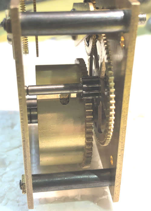 ANTIQUE SEIKOSHA NAVY SHIP CLOCK, WW 2, PLATFORM ESCAPMENT