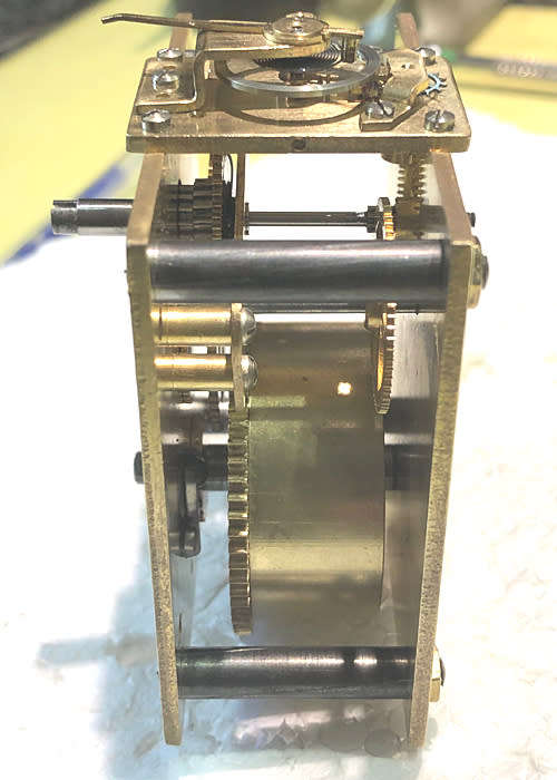 ANTIQUE SEIKOSHA NAVY SHIP CLOCK, WW 2, PLATFORM ESCAPMENT