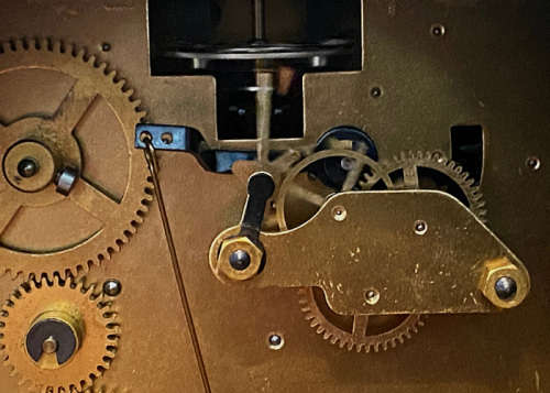 Antique German Made Mantel Clock, Westminster Chime, 8 days winding