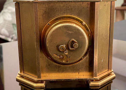 Lot of 4 Rare Vintage Swiss Table Clocks, Le Coultre, ImHof, Turler, Swiza  for Repairs or Spares