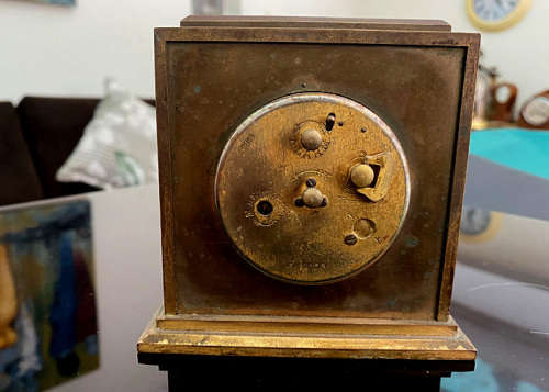 Lot of 4 Rare Vintage Swiss Table Clocks, Le Coultre, ImHof, Turler, Swiza  for Repairs or Spares