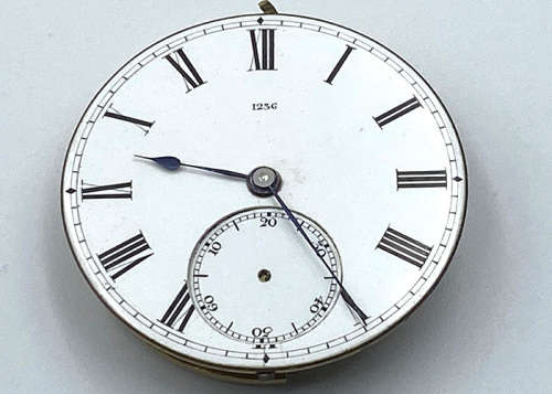 Antique Pocket Watch Fusee Movement, made in London late 1800`s for Repairs OR Spares