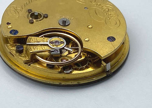 Antique Pocket Watch Fusee Movement, made in London late 1800`s for Repairs OR Spares