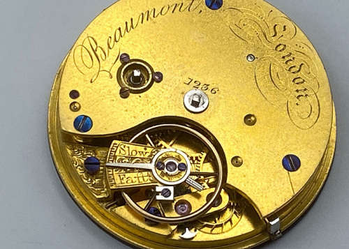 Antique Pocket Watch Fusee Movement, made in London late 1800`s for Repairs OR Spares