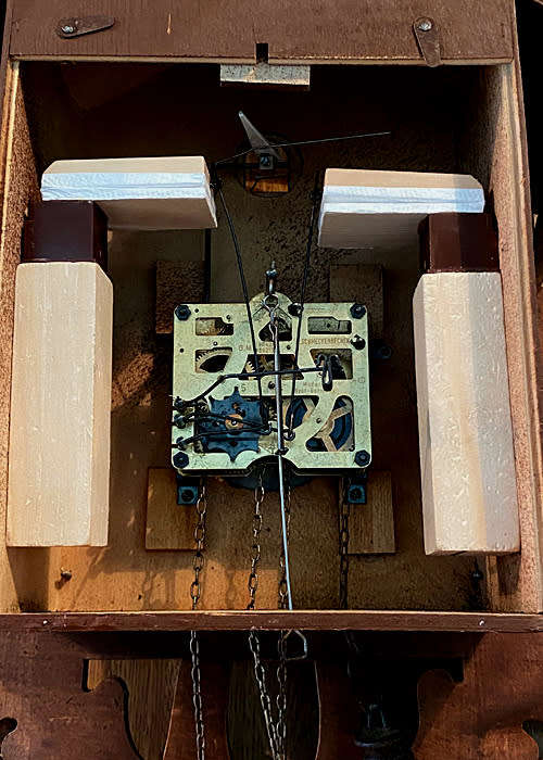 Very Big Antique Cuckoo Clock from West Germany, 24 Hour Winding, Like New