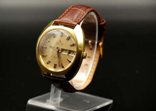 Vintage Certina DS2 Automatic Turtle, Men`s Watch KF 25-652, Day Date