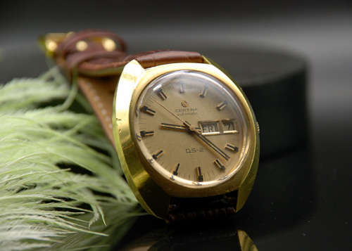 Vintage Certina DS2 Automatic Turtle, Men`s Watch KF 25-652, Day Date