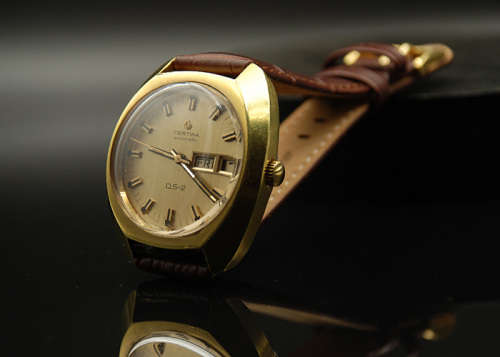 Vintage Certina DS2 Automatic Turtle, Men`s Watch KF 25-652, Day Date