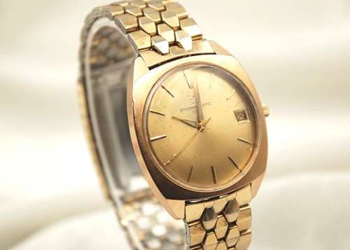 Vintage Eterna Matic 3000 Automatic Men`s Watch, cal. 1456 U, Good Working Conditions