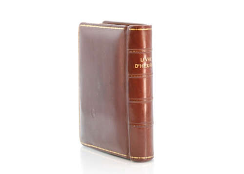 Vintage IMHOF Livre D`Heurs Rare Travel Alarm Clock, 15 Jewels, circa 1930