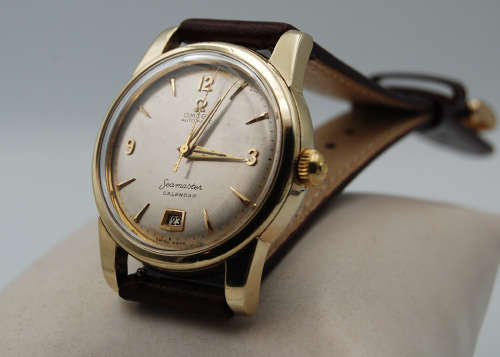 Omega Seamaster Calendar Automatic Bumper Vintage Men`s Watch, 1954 Good Working Conditions