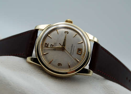Omega Seamaster Calendar Automatic Bumper Vintage Men`s Watch, 1954 Good Working Conditions