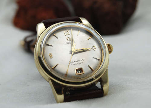Omega Seamaster Calendar Automatic Bumper Vintage Men`s Watch, 1954 Good Working Conditions