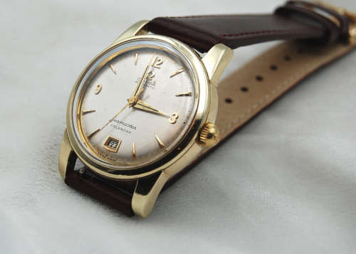 Omega Seamaster Calendar Automatic Bumper Vintage Men`s Watch, 1954 Good Working Conditions