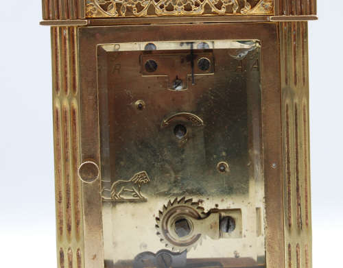 Antique French Duverdrey and Bloquel Carriage Clock, Serviced