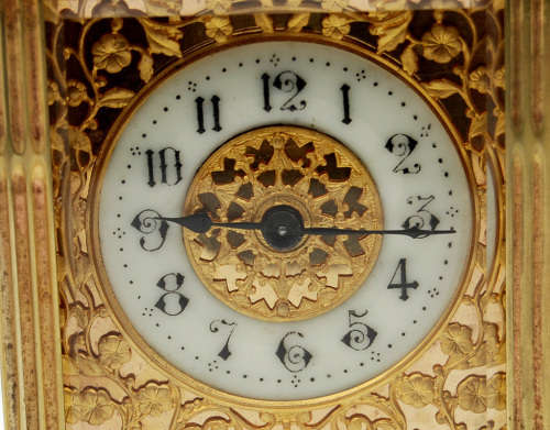 Antique French Duverdrey and Bloquel Carriage Clock, Serviced