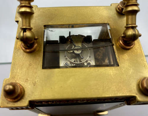 Antique French Duverdrey and Bloquel Carriage Clock, Serviced