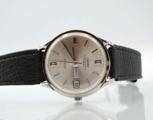 Vintage Camy JetKing Superautomatic Men`s Watch, 30 Jewels, Day Date, Serviced