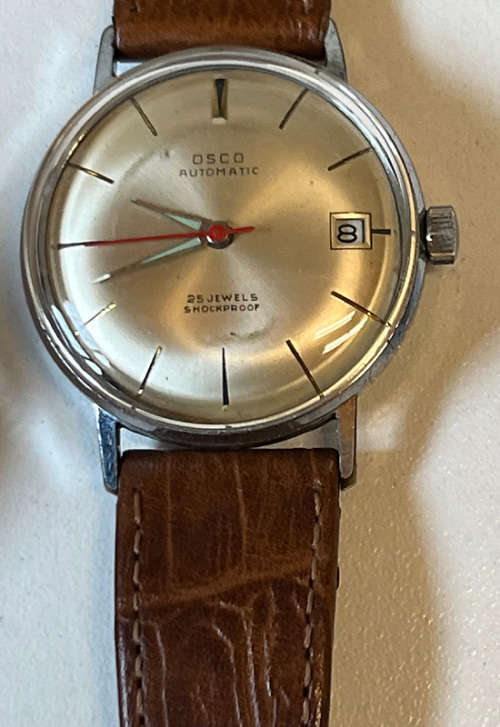 Six Vintage Watches,Seiko, Orient, Osco, Citizen for spares or repairs