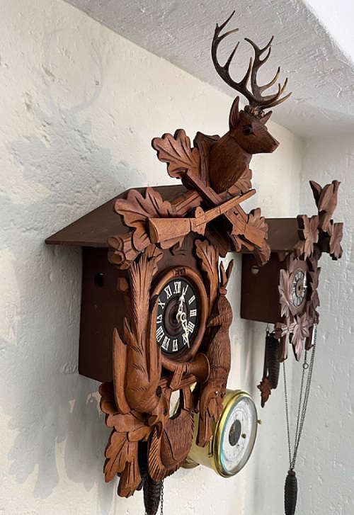 Very Big Cuckoo Clock From the Black Forest, Fully Serviced