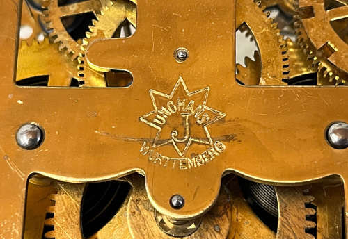 Antique Junghans Wurttemberg Wall Clock C 1903, Serviced