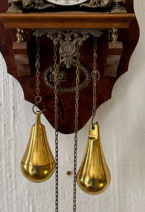 Antique Dutch Clock, 8 Days Winding, Serviced