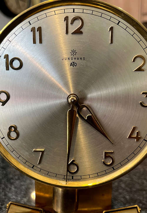 Rare Vintage Junghans Ato Electromagnetic Mantel Clock, Serviced