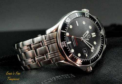 Omega Seamaster 300 m Professional Black Wave Dial Men`s Watch
